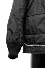 画像をギャラリービューアに読み込む, Y's BANG ON! No.173 POLYESTER TAFFETA + WOOL PILE PATCHED BLOUSON (BLACK)