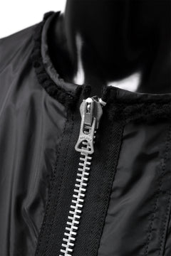 画像をギャラリービューアに読み込む, Y's BANG ON! No.173 POLYESTER TAFFETA + WOOL PILE PATCHED BLOUSON (BLACK)