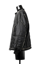 画像をギャラリービューアに読み込む, Y's BANG ON! No.173 POLYESTER TAFFETA + WOOL PILE PATCHED BLOUSON (BLACK)