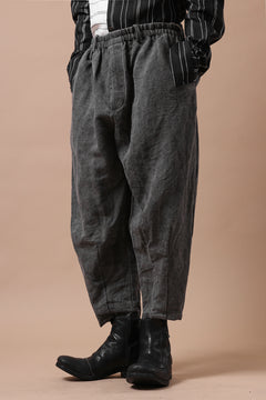 画像をギャラリービューアに読み込む, YUTA MATSUOKA exclusive easy darts pants / high-density linen jp paper (bincho ink black)