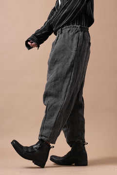 画像をギャラリービューアに読み込む, YUTA MATSUOKA exclusive easy darts pants / high-density linen jp paper (bincho ink black)