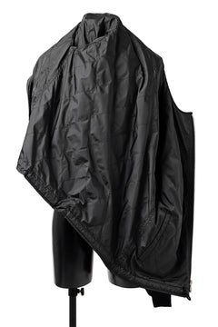 画像をギャラリービューアに読み込む, Y's BANG ON! No.173 POLYESTER TAFFETA + WOOL PILE PATCHED BLOUSON (BLACK)