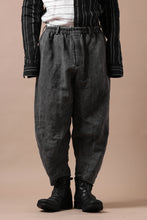 画像をギャラリービューアに読み込む, YUTA MATSUOKA exclusive easy darts pants / high-density linen jp paper (bincho ink black)