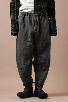 画像をギャラリービューアに読み込む, YUTA MATSUOKA exclusive easy darts pants / high-density linen jp paper (bincho ink black)