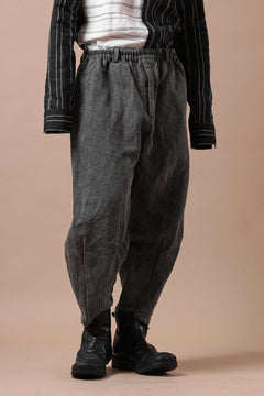 画像をギャラリービューアに読み込む, YUTA MATSUOKA exclusive easy darts pants / high-density linen jp paper (bincho ink black)