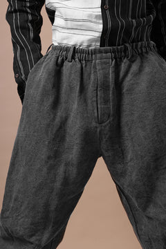 画像をギャラリービューアに読み込む, YUTA MATSUOKA exclusive easy darts pants / high-density linen jp paper (bincho ink black)
