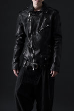 画像をギャラリービューアに読み込む, ISAMU KATAYAMA BACKLASH DOUBLE BREASTED JACKET / DOUBLE-SHOULDER OBJECT DYED (BLACK)
