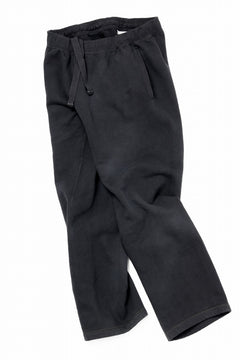 画像をギャラリービューアに読み込む, DEFORMATER.® THREE PROCESSING SWEAT REGULAR PANT - DYED/BIO/FROST EFFECT (VINTAGE BLACK)