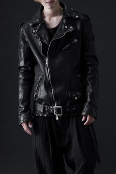 画像をギャラリービューアに読み込む, ISAMU KATAYAMA BACKLASH DOUBLE BREASTED JACKET / DOUBLE-SHOULDER OBJECT DYED (BLACK)