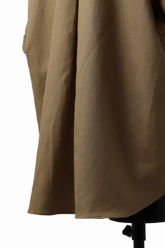 画像をギャラリービューアに読み込む, KLASICA SH-034 LOOSE FIT ROLL UP HALF SLEEVE SHIRT / C/L HIGH RISE TWILL (AMBER)