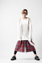 画像をギャラリービューアに読み込む, FACETASM CHECK WIDE SHORTS (RED)
