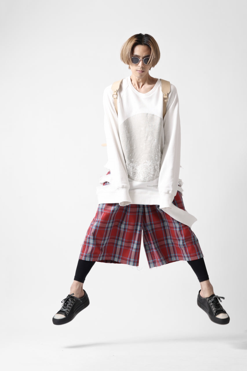 画像をギャラリービューアに読み込む, FACETASM CHECK WIDE SHORTS (RED)