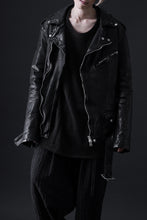 画像をギャラリービューアに読み込む, ISAMU KATAYAMA BACKLASH DOUBLE BREASTED JACKET / DOUBLE-SHOULDER OBJECT DYED (BLACK)