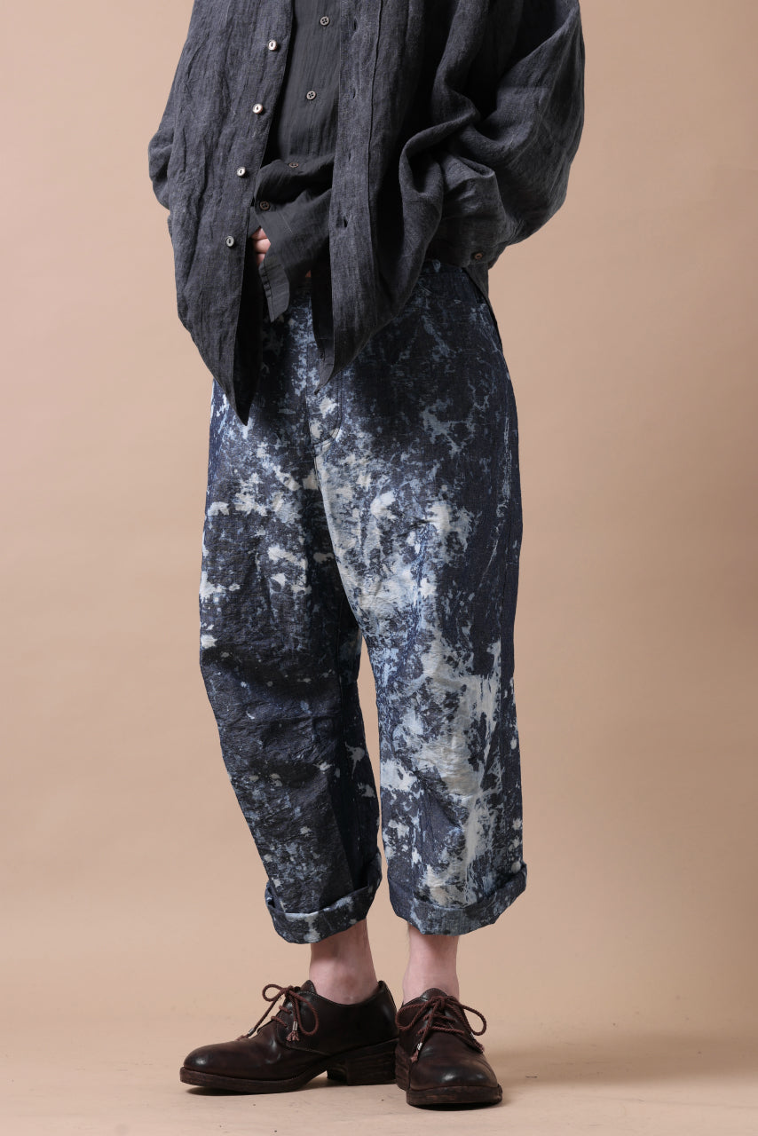 画像をギャラリービューアに読み込む, forme d&#39;expression Baggy 5 Pocket Pants (Indigo Splash)