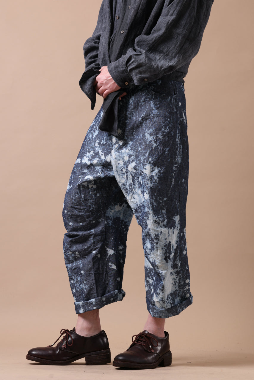 画像をギャラリービューアに読み込む, forme d&#39;expression Baggy 5 Pocket Pants (Indigo Splash)