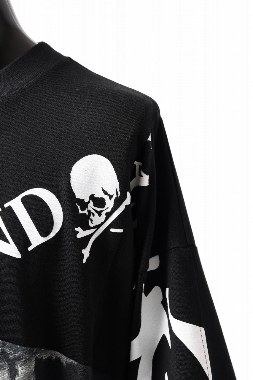 画像をギャラリービューアに読み込む, mastermind JAPAN x CHANGES exclusive ReBUILD T-SHIRT / OVERFIT (BLACK #A)