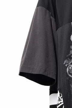 画像をギャラリービューアに読み込む, mastermind JAPAN x CHANGES exclusive ReBUILD T-SHIRT / OVERFIT (BLACK #A)