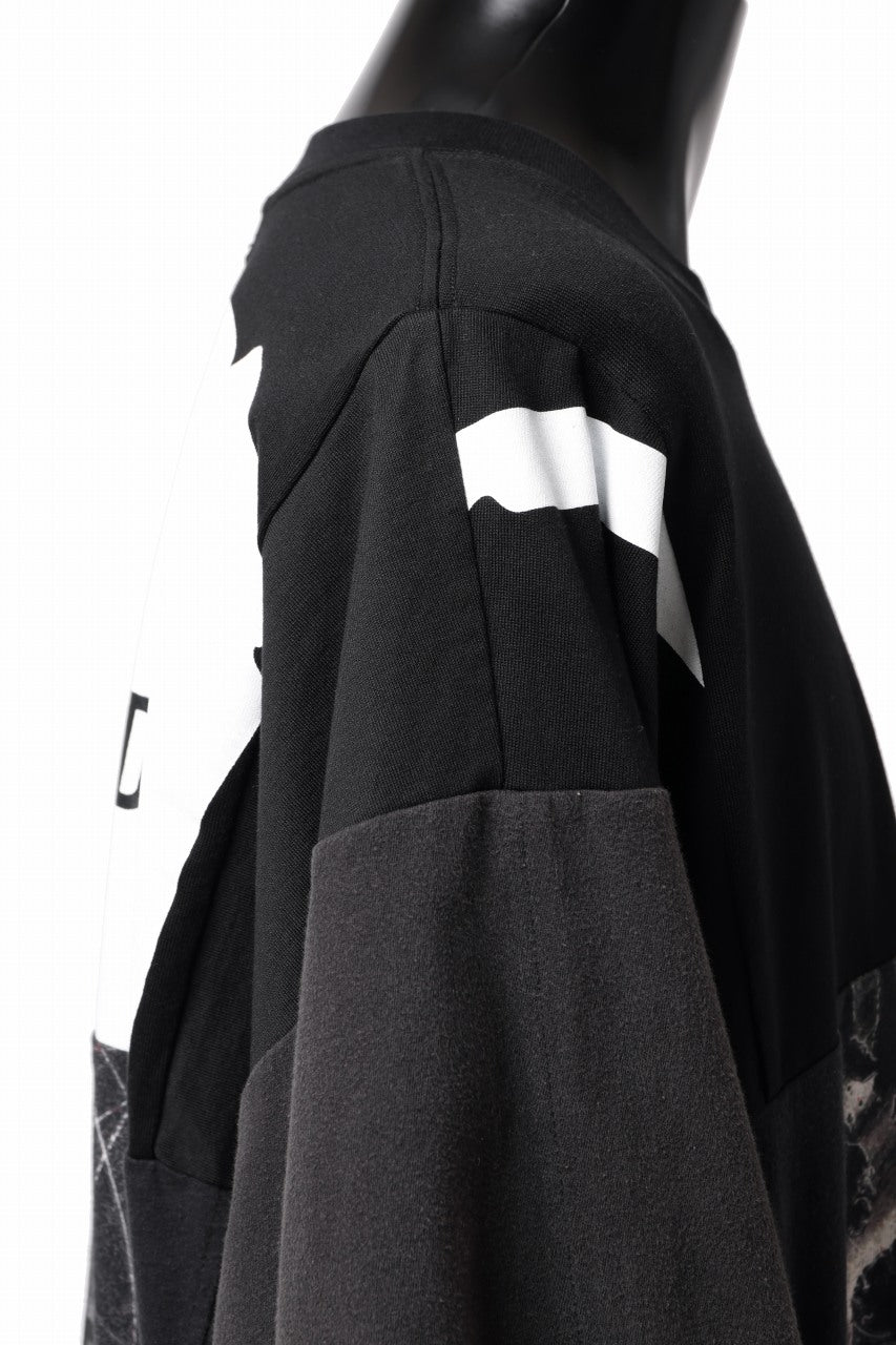 画像をギャラリービューアに読み込む, mastermind JAPAN x CHANGES exclusive ReBUILD T-SHIRT / OVERFIT (BLACK #A)
