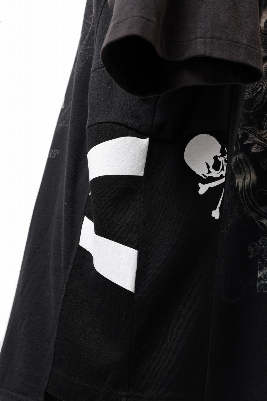 画像をギャラリービューアに読み込む, mastermind JAPAN x CHANGES exclusive ReBUILD T-SHIRT / OVERFIT (BLACK #A)