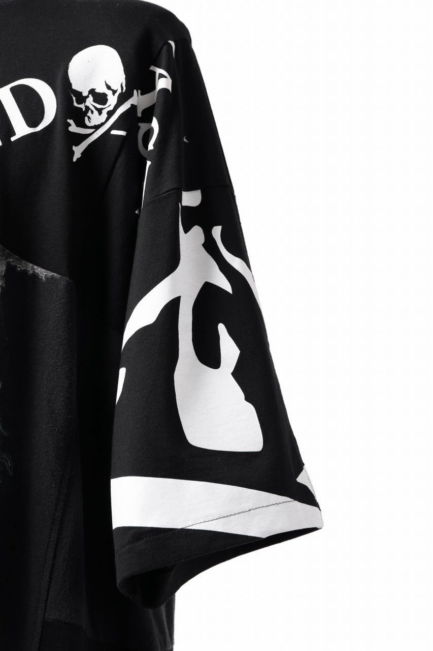 画像をギャラリービューアに読み込む, mastermind JAPAN x CHANGES exclusive ReBUILD T-SHIRT / OVERFIT (BLACK #A)