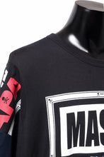 画像をギャラリービューアに読み込む, mastermind JAPAN x CHANGES exclusive ReBUILD T-SHIRT / OVERFIT (BLACK #B)