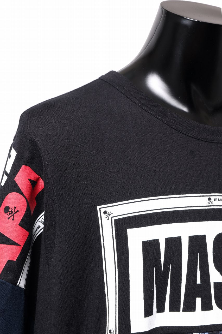 画像をギャラリービューアに読み込む, mastermind JAPAN x CHANGES exclusive ReBUILD T-SHIRT / OVERFIT (BLACK #B)
