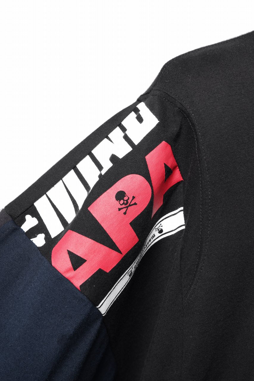 画像をギャラリービューアに読み込む, mastermind JAPAN x CHANGES exclusive ReBUILD T-SHIRT / OVERFIT (BLACK #B)