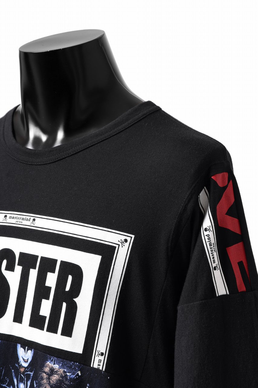 画像をギャラリービューアに読み込む, mastermind JAPAN x CHANGES exclusive ReBUILD T-SHIRT / OVERFIT (BLACK #B)