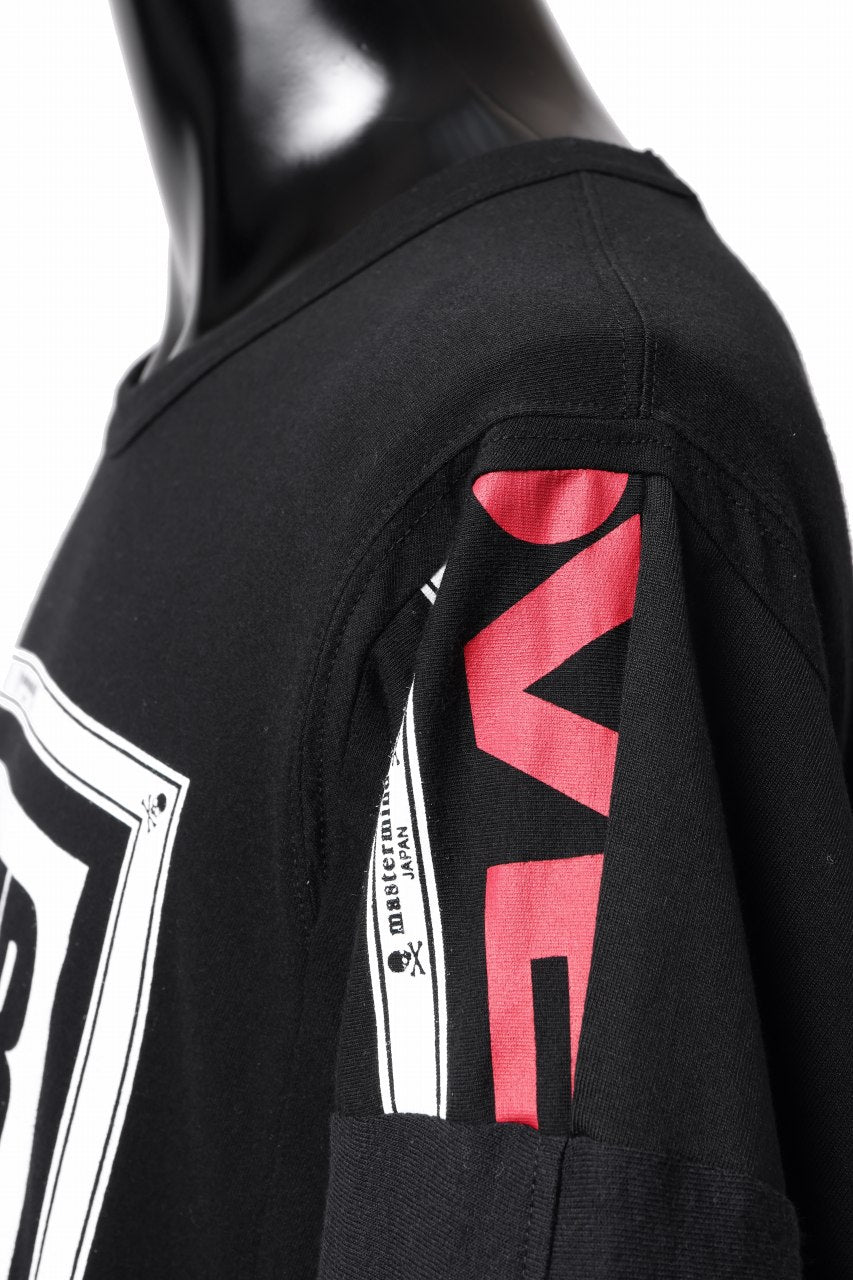 画像をギャラリービューアに読み込む, mastermind JAPAN x CHANGES exclusive ReBUILD T-SHIRT / OVERFIT (BLACK #B)