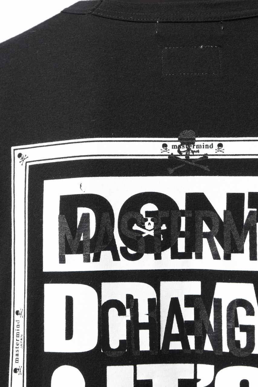 画像をギャラリービューアに読み込む, mastermind JAPAN x CHANGES exclusive ReBUILD T-SHIRT / OVERFIT (BLACK #B)