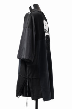 画像をギャラリービューアに読み込む, mastermind JAPAN x CHANGES exclusive ReBUILD T-SHIRT / OVERFIT (BLACK #C)