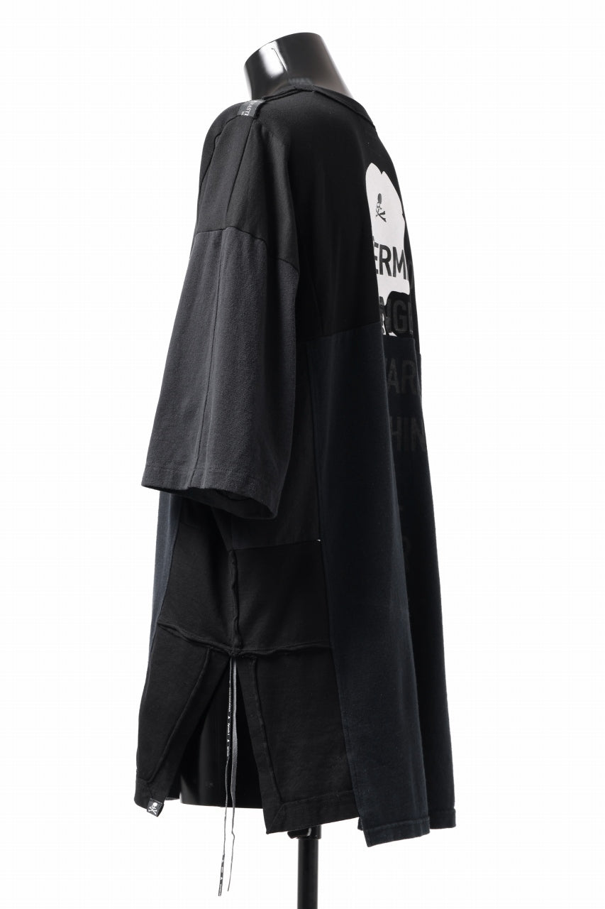 画像をギャラリービューアに読み込む, mastermind JAPAN x CHANGES exclusive ReBUILD T-SHIRT / OVERFIT (BLACK #C)
