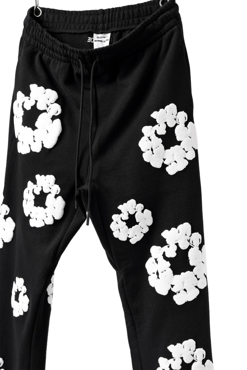 画像をギャラリービューアに読み込む, READYMADE x DENIM TEARS COTTON WREATH SWEAT FLARE PANTS (BLACK)