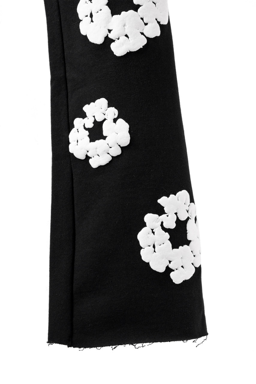 画像をギャラリービューアに読み込む, READYMADE x DENIM TEARS COTTON WREATH SWEAT FLARE PANTS (BLACK)