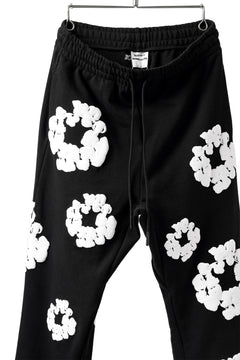 画像をギャラリービューアに読み込む, READYMADE x DENIM TEARS COTTON WREATH SWEAT FLARE PANTS (BLACK)