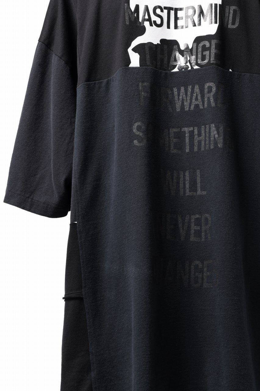 画像をギャラリービューアに読み込む, mastermind JAPAN x CHANGES exclusive ReBUILD T-SHIRT / OVERFIT (BLACK #C)