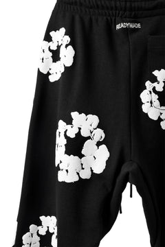 画像をギャラリービューアに読み込む, READYMADE x DENIM TEARS COTTON WREATH SWEAT FLARE PANTS (BLACK)