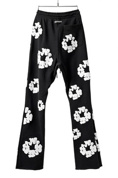 画像をギャラリービューアに読み込む, READYMADE x DENIM TEARS COTTON WREATH SWEAT FLARE PANTS (BLACK)