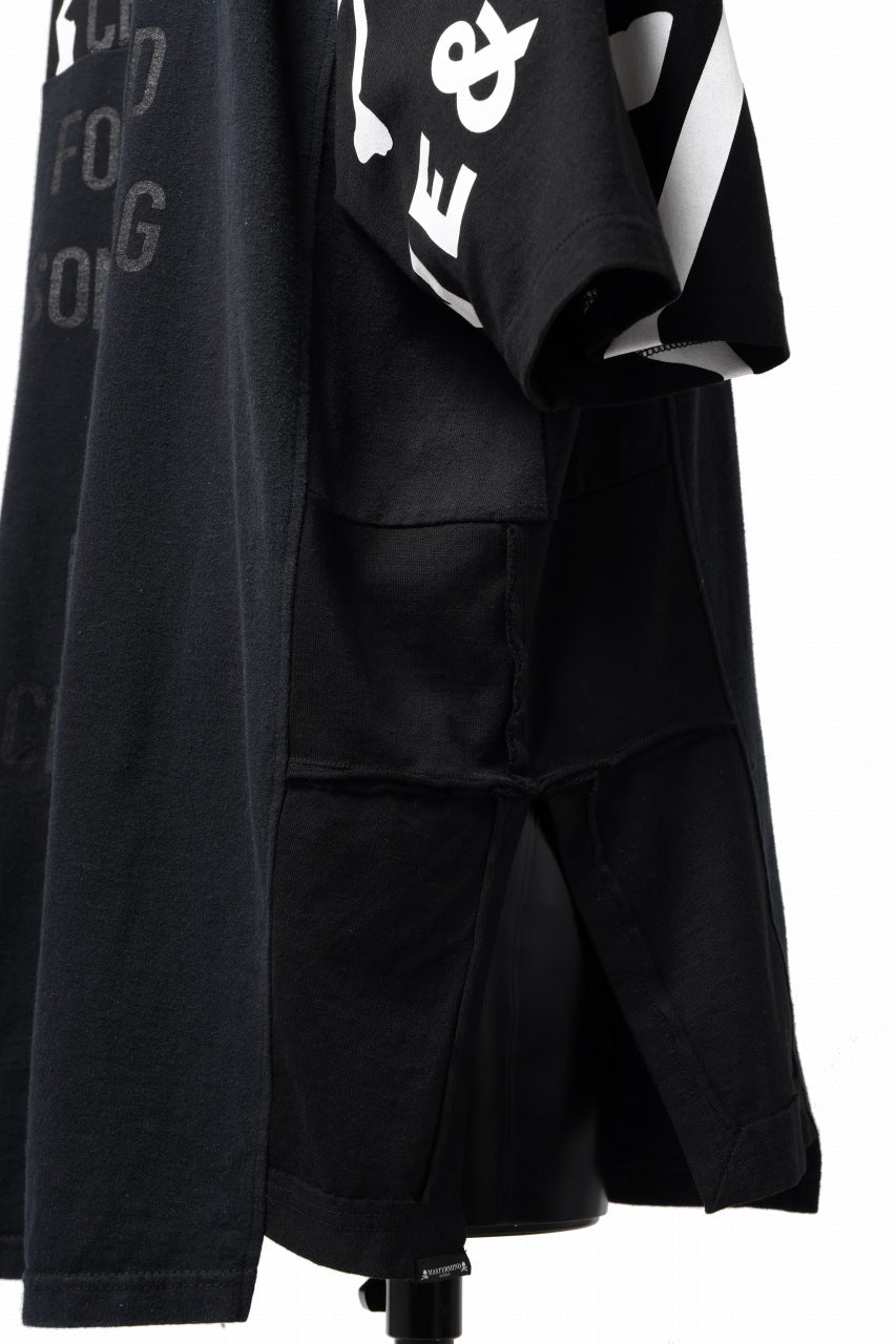 画像をギャラリービューアに読み込む, mastermind JAPAN x CHANGES exclusive ReBUILD T-SHIRT / OVERFIT (BLACK #C)