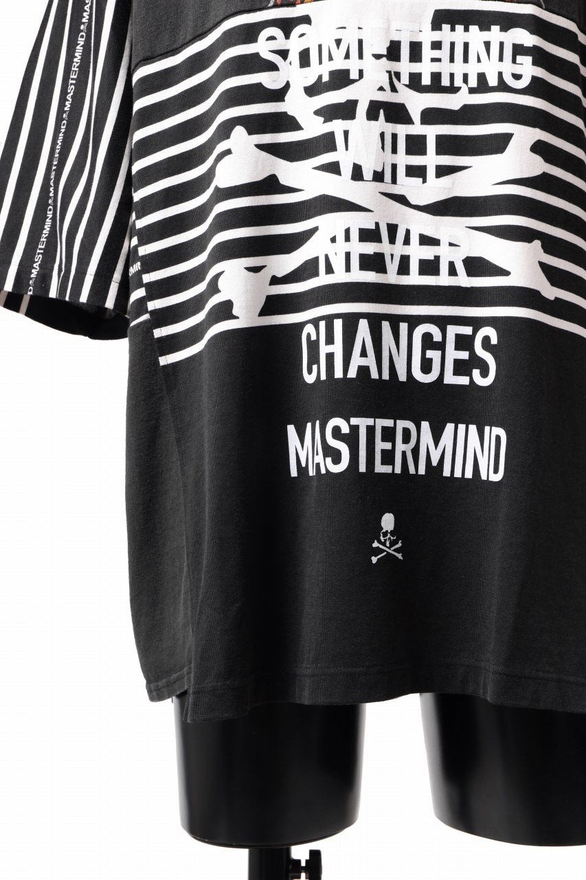 Load image into Gallery viewer, mastermind JAPAN x CHANGES exclusive SHORT SLEEVE TEE / REGULAR FIT (BLACK #GUNS 'N' ROSES)