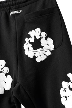 画像をギャラリービューアに読み込む, READYMADE x DENIM TEARS COTTON WREATH SWEAT FLARE PANTS (BLACK)