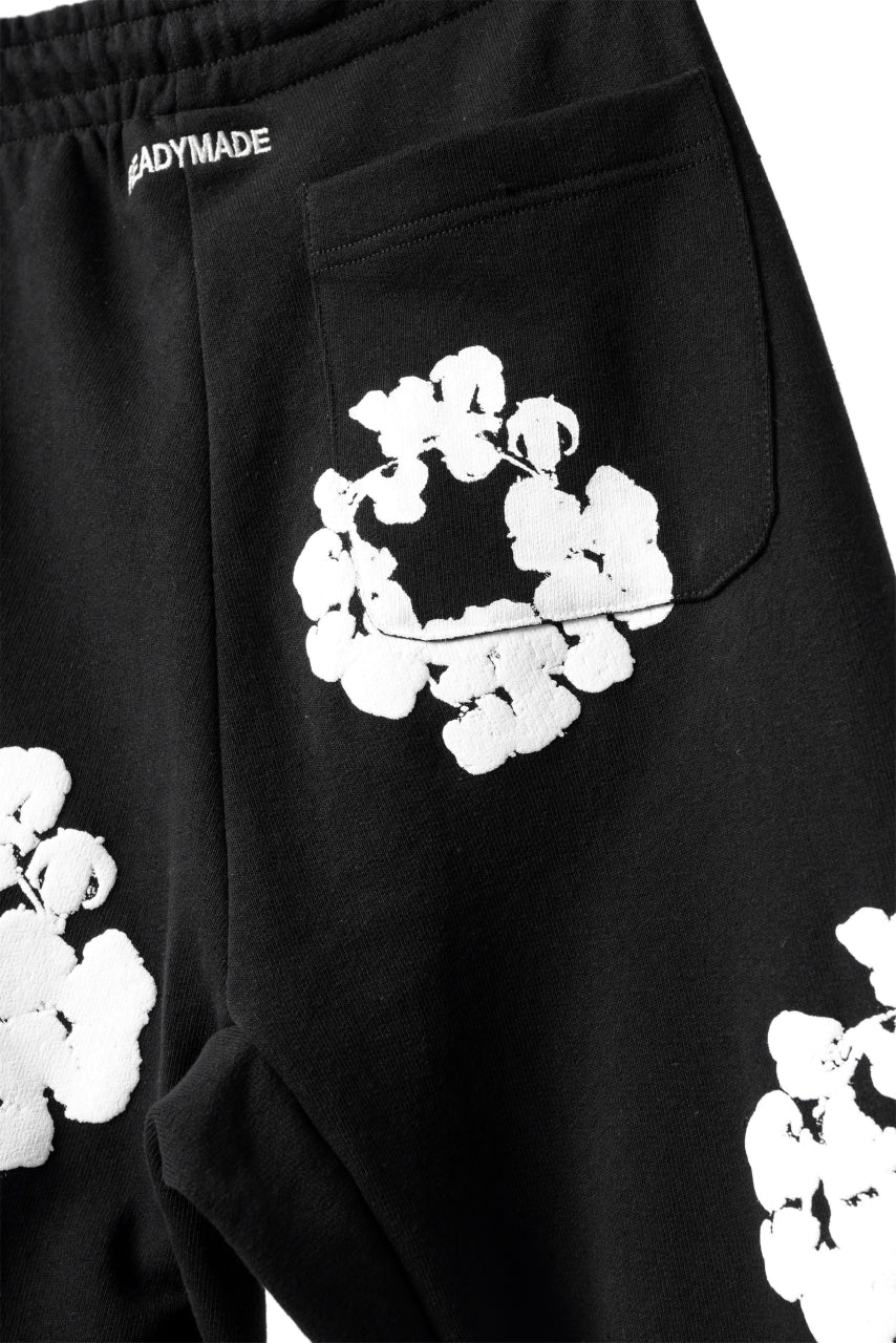 画像をギャラリービューアに読み込む, READYMADE x DENIM TEARS COTTON WREATH SWEAT FLARE PANTS (BLACK)