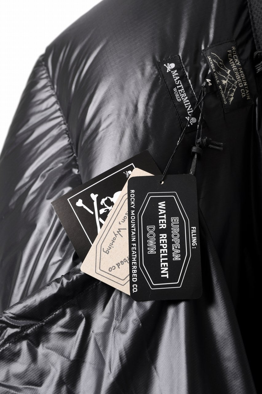 画像をギャラリービューアに読み込む, mastermind WORLD x Rocky Mountain Featherbed STAND DOWN JACKET (BLACK)