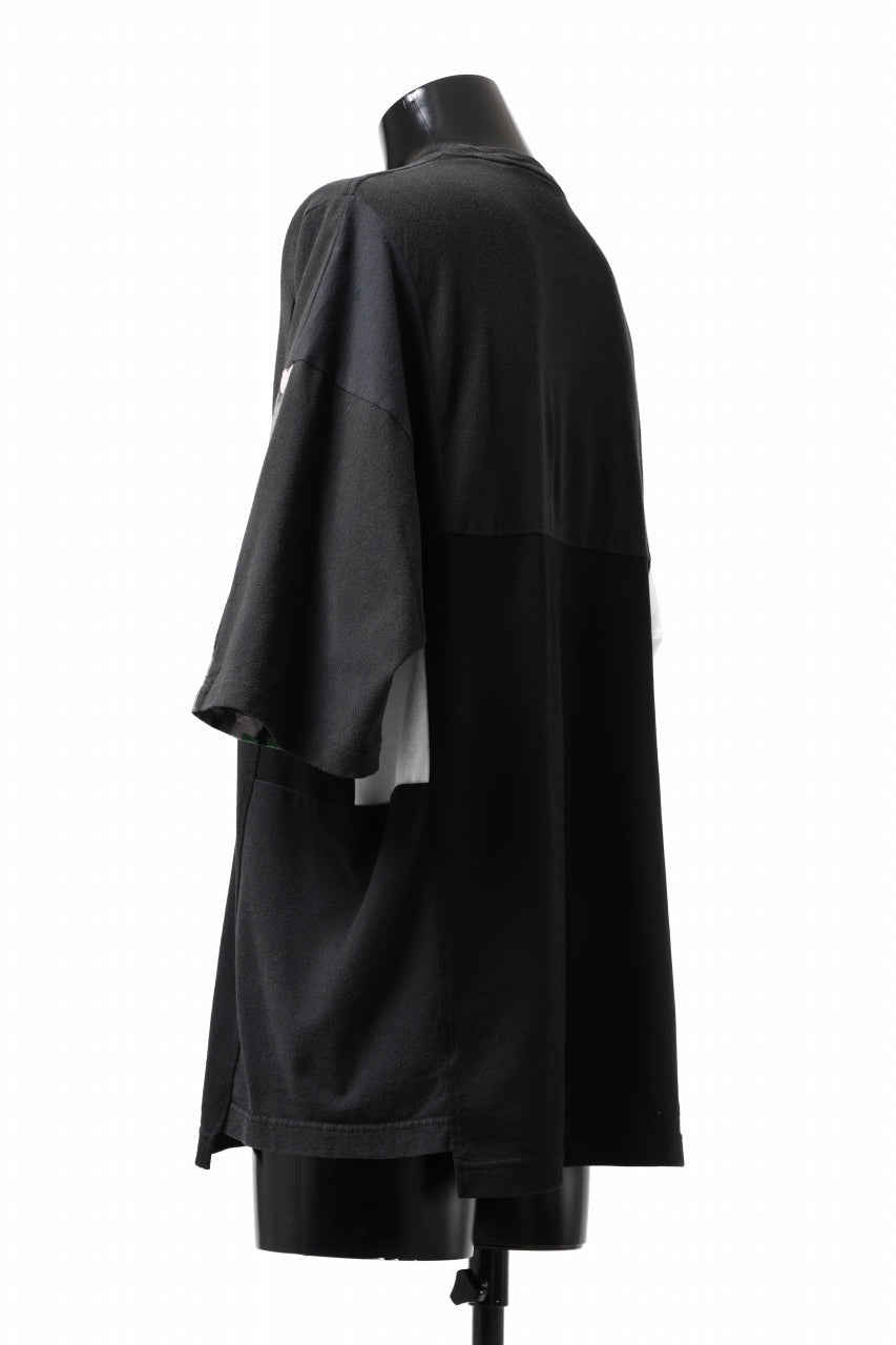 Load image into Gallery viewer, mastermind JAPAN x CHANGES exclusive SHORT SLEEVE TEE / REGULAR FIT (BLACK #CLASH)