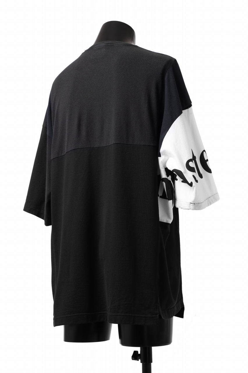 Load image into Gallery viewer, mastermind JAPAN x CHANGES exclusive SHORT SLEEVE TEE / REGULAR FIT (BLACK #CLASH)