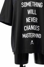 Load image into Gallery viewer, mastermind JAPAN x CHANGES exclusive SHORT SLEEVE TEE / REGULAR FIT (BLACK #NIRVANA-YELLOW)