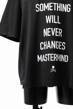 Load image into Gallery viewer, mastermind JAPAN x CHANGES exclusive SHORT SLEEVE TEE / REGULAR FIT (BLACK #NIRVANA-YELLOW)