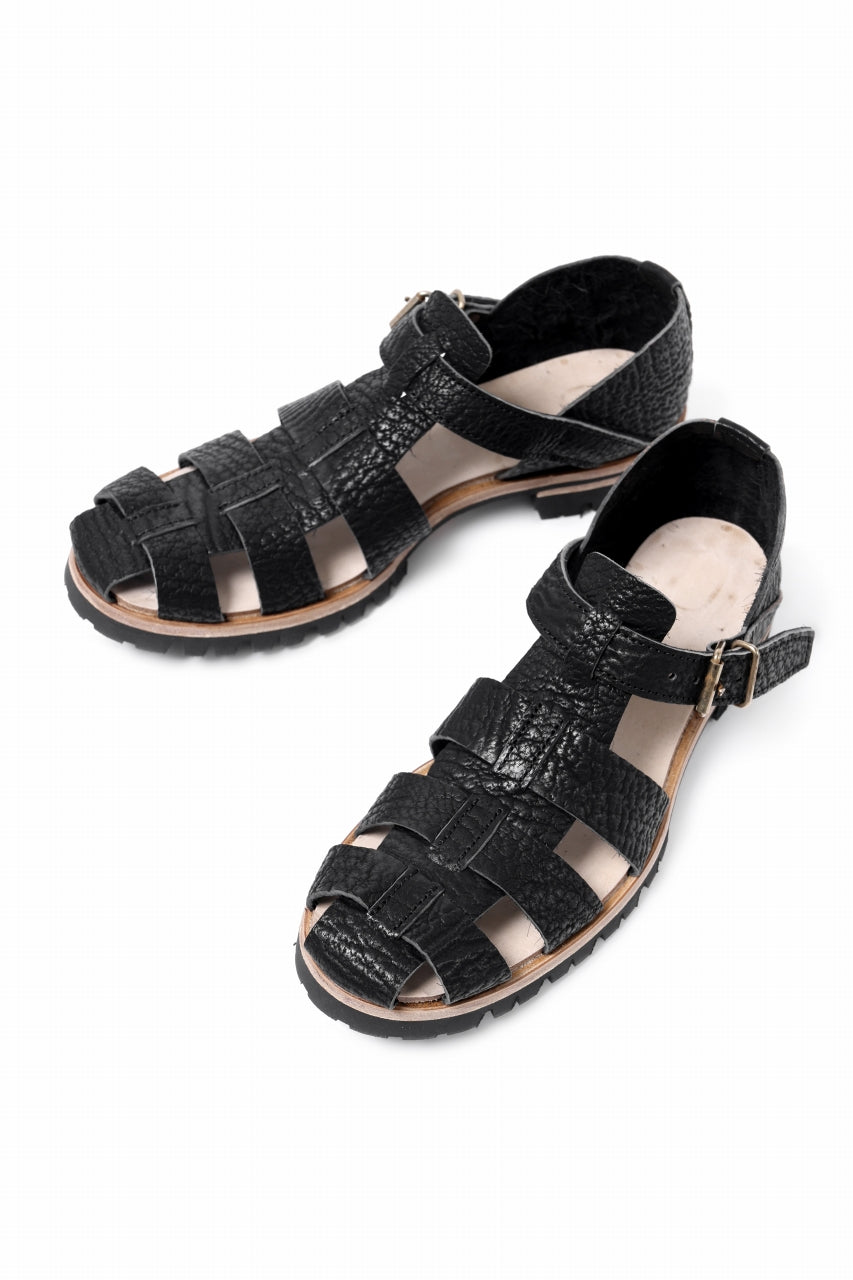 画像をギャラリービューアに読み込む, ierib gurkha shoes / kesennuma Shark (BLACK)