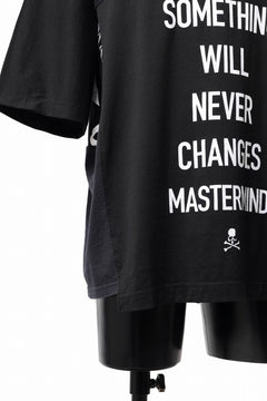 Load image into Gallery viewer, mastermind JAPAN x CHANGES exclusive SHORT SLEEVE TEE / REGULAR FIT (BLACK #NIRVANA-YELLOW)