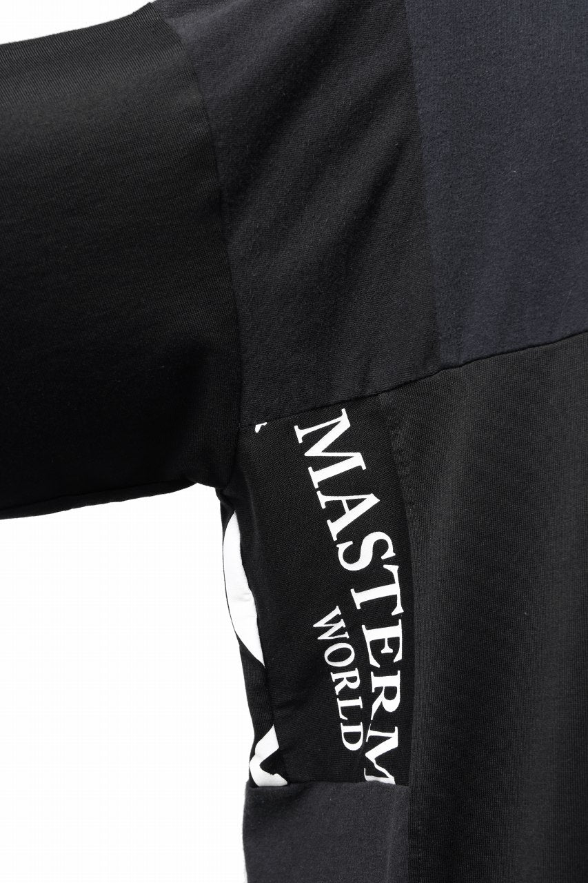 Load image into Gallery viewer, mastermind JAPAN x CHANGES exclusive SHORT SLEEVE TEE / REGULAR FIT (BLACK #NIRVANA-YELLOW)